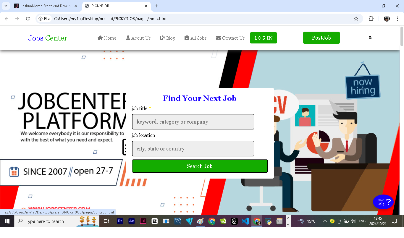 JobCentre platform